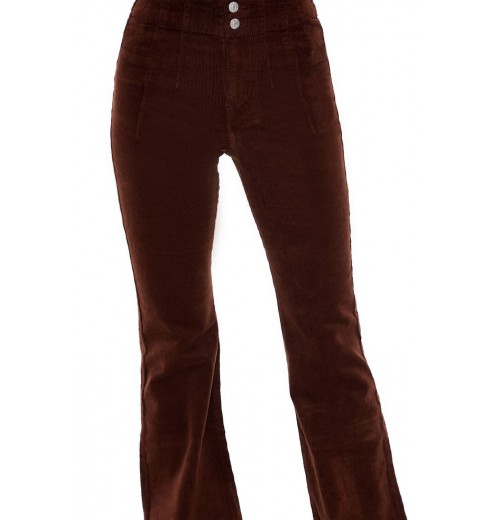 High-Rise Corduroy Flare Pants