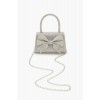 Rhinestone Bow Flap Top Handbag Rhinestone Bow Flap Top Handbag