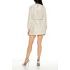 Sequin Long-Sleeve Mini Dress