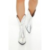 Metallic Cowboy Booties (Wide) Metallic Cowboy Booties (Wide)