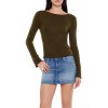 Ribbed Knit Plunge-Back Top Ribbed Knit Plunge-Back Top