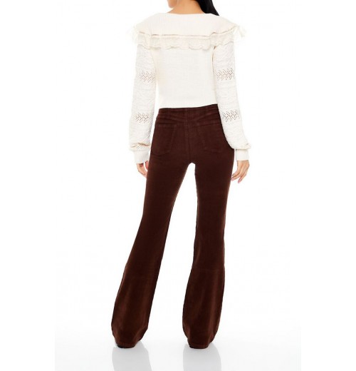 High-Rise Corduroy Flare Pants