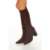 Knee-High Pointed-Toe Sock Boots Knee-High Pointed-Toe Sock Boots