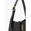 Faux Leather Carabiner Shoulder Bag