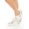 Metallic Low-Top Sneakers Metallic Low-Top Sneakers