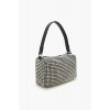 Rhinestone & Faux Leather Handbag Rhinestone & Faux Leather Handbag