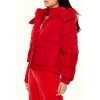 Hooded Drawstring Puffer Jacket Hooded Drawstring Puffer Jacket