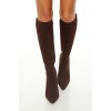 Knee-High Pointed-Toe Sock Boots Knee-High Pointed-Toe Sock Boots