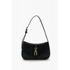 Faux Leather Carabiner Shoulder Bag